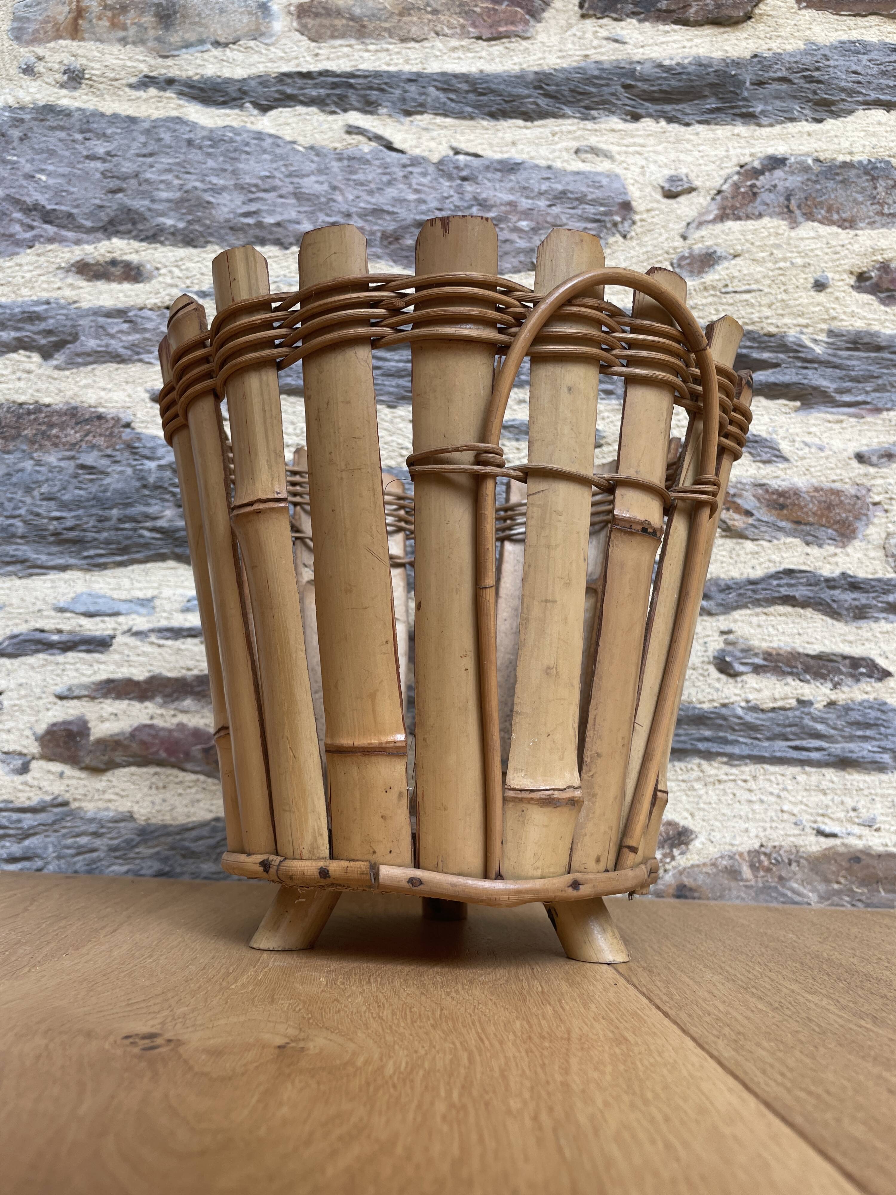 Bamboo planter