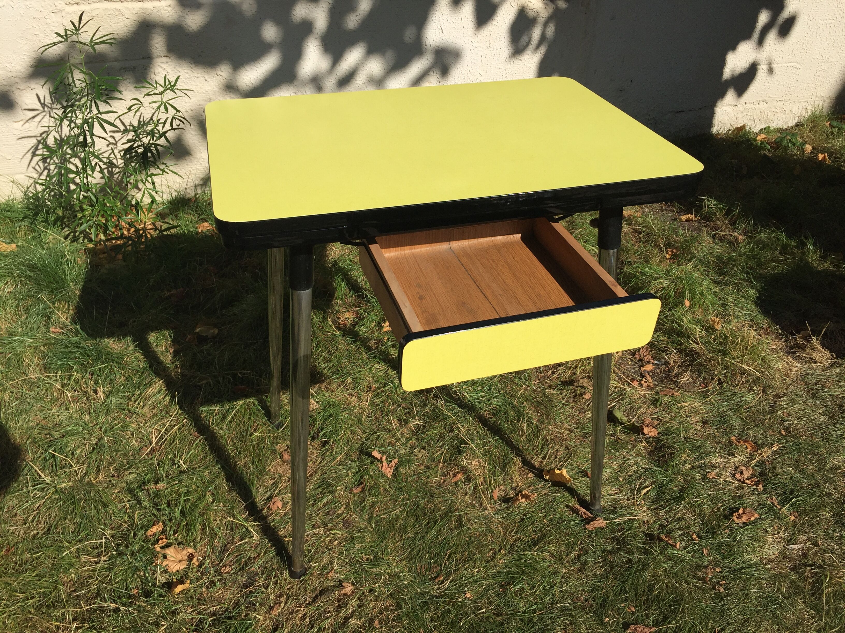 Bright yellow formica small model