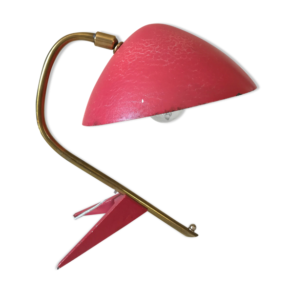 Lampe cocotte tripode design Annees 50