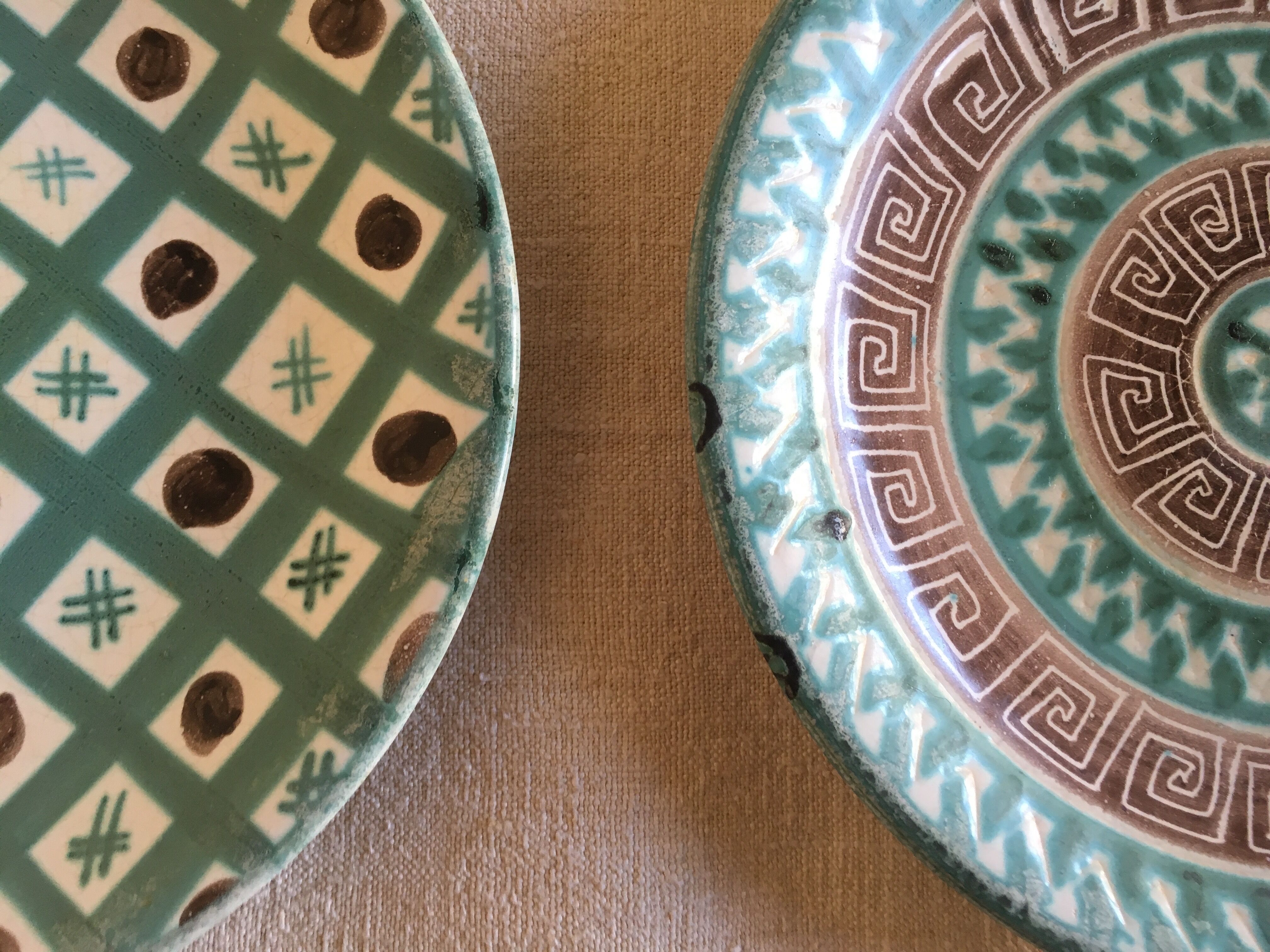 Platters Vallauris 60s Robert Picault