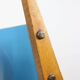 Mid-century Italian Wooden Dining Set of 5 in Blue