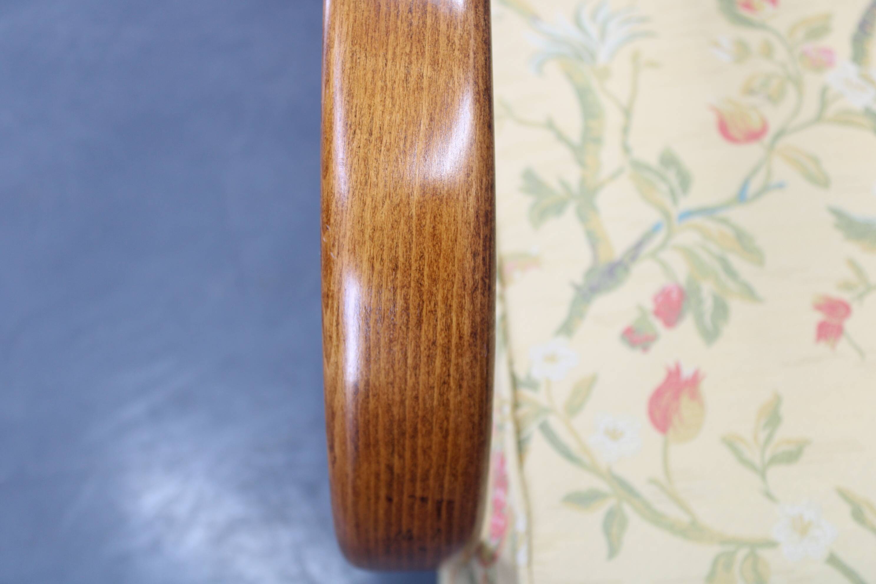 1950s Refurbished Jindrich Halabala  Armchair, Czechoslovakia