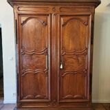 Louis xiv cabinet in solid walnut from the 18th century