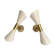 Pair of 1960s wall lamps