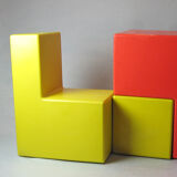 Chaise tetris Wavin design