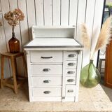 Former small white patina trading post