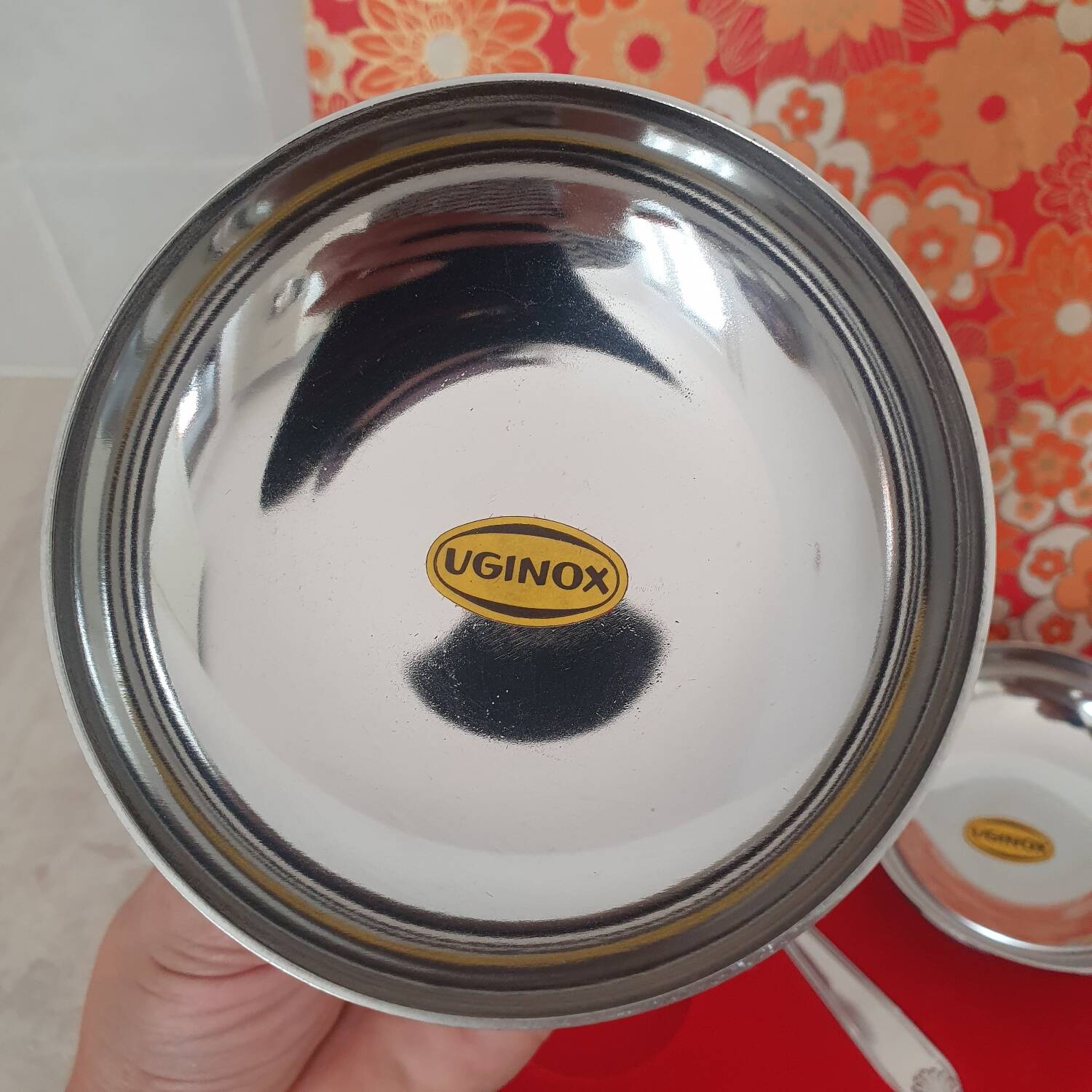 Set of 6 stainless steel 18/10 Uginox bowls
