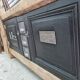 Old oak carpenter's workbench industrial furniture