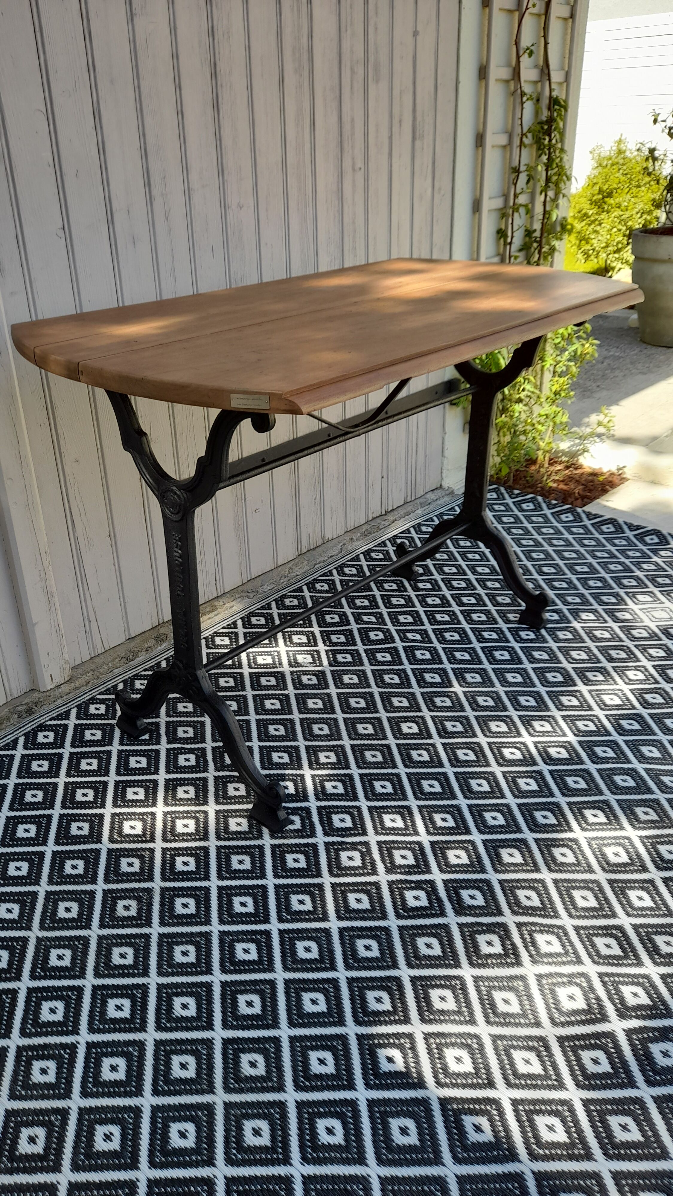 Old bistro table