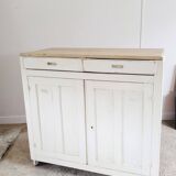 Antique Parisian sideboard in patinated wood
