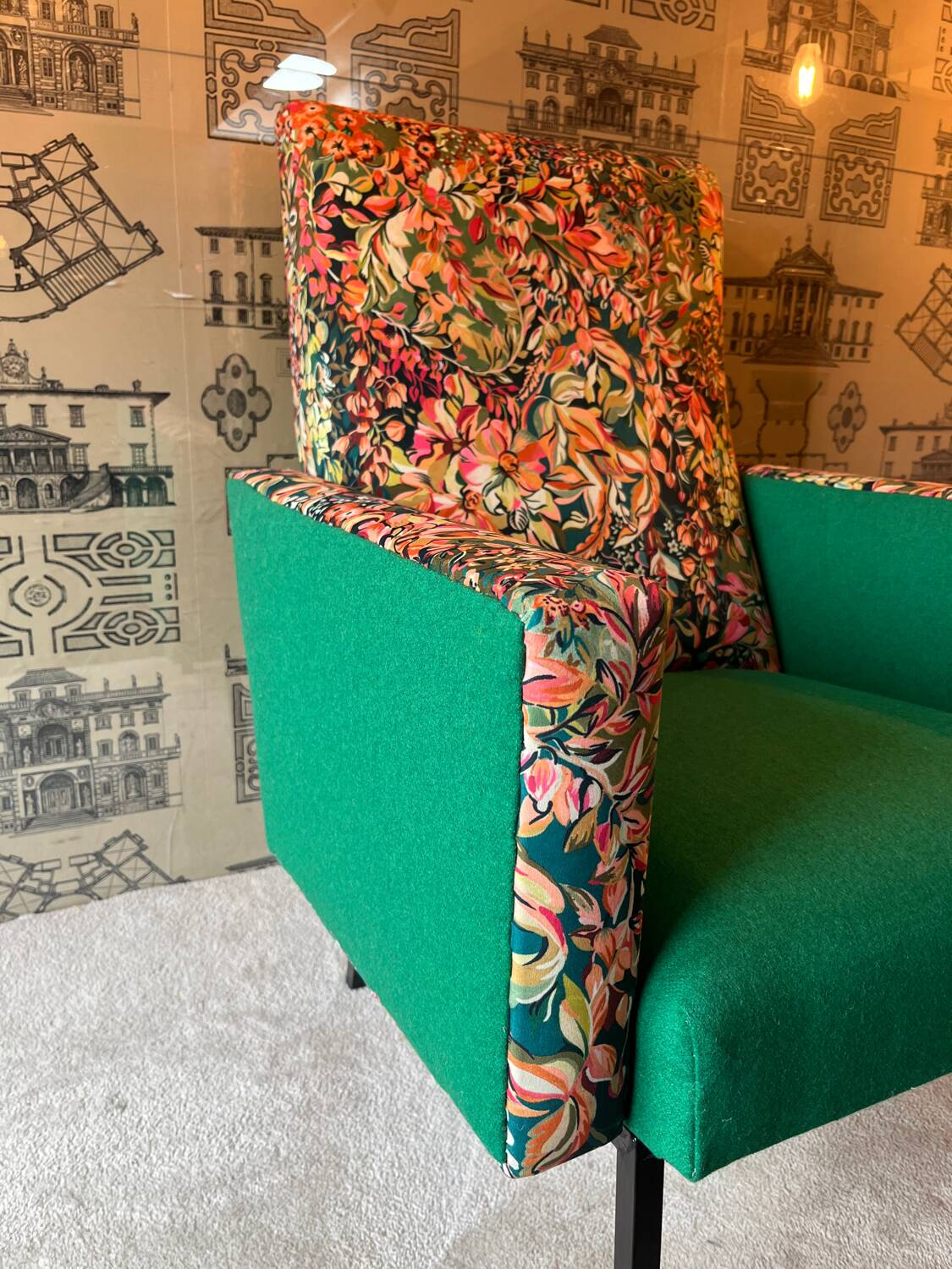 Vintage television armchair