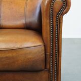 Comfortable Sheepskin Leather Armchair