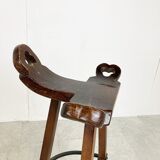 Mid century brutalist bar stools, 1960s