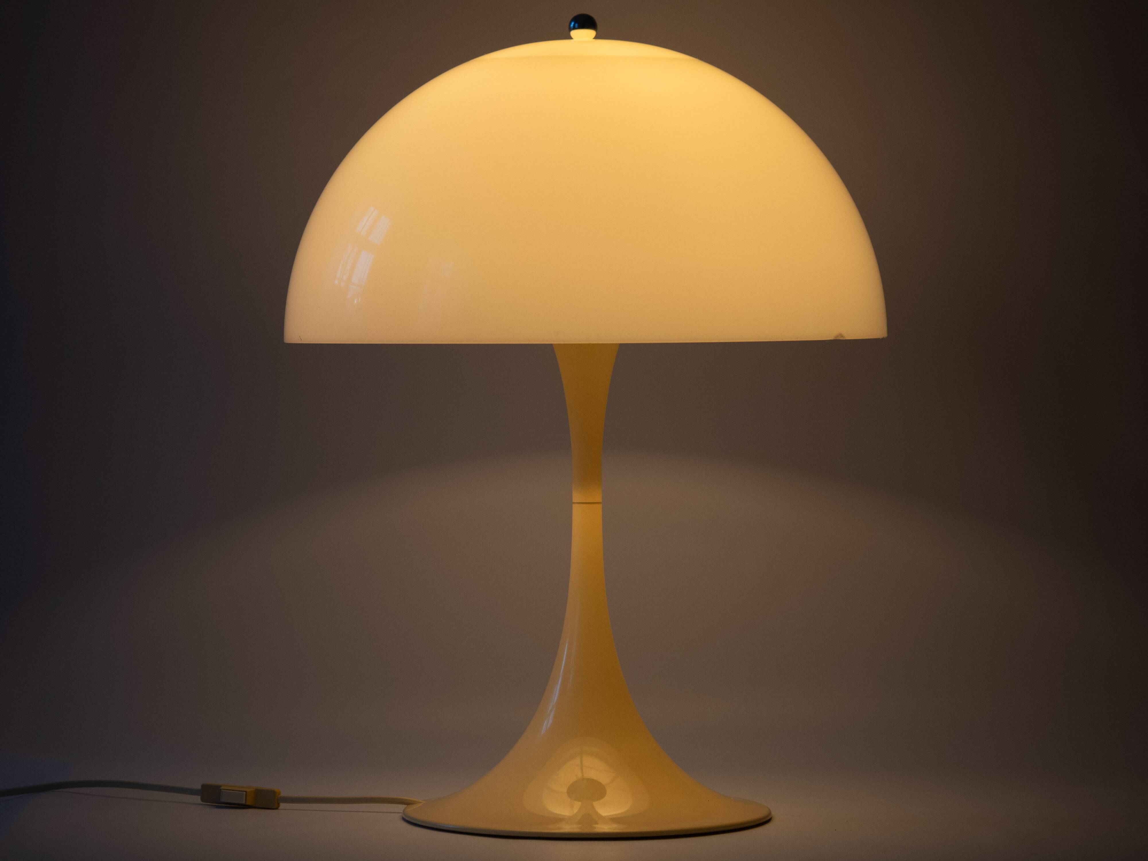 Danish vintage table lamp Panthella by Verner Panton, Louis Poulsen, 1971