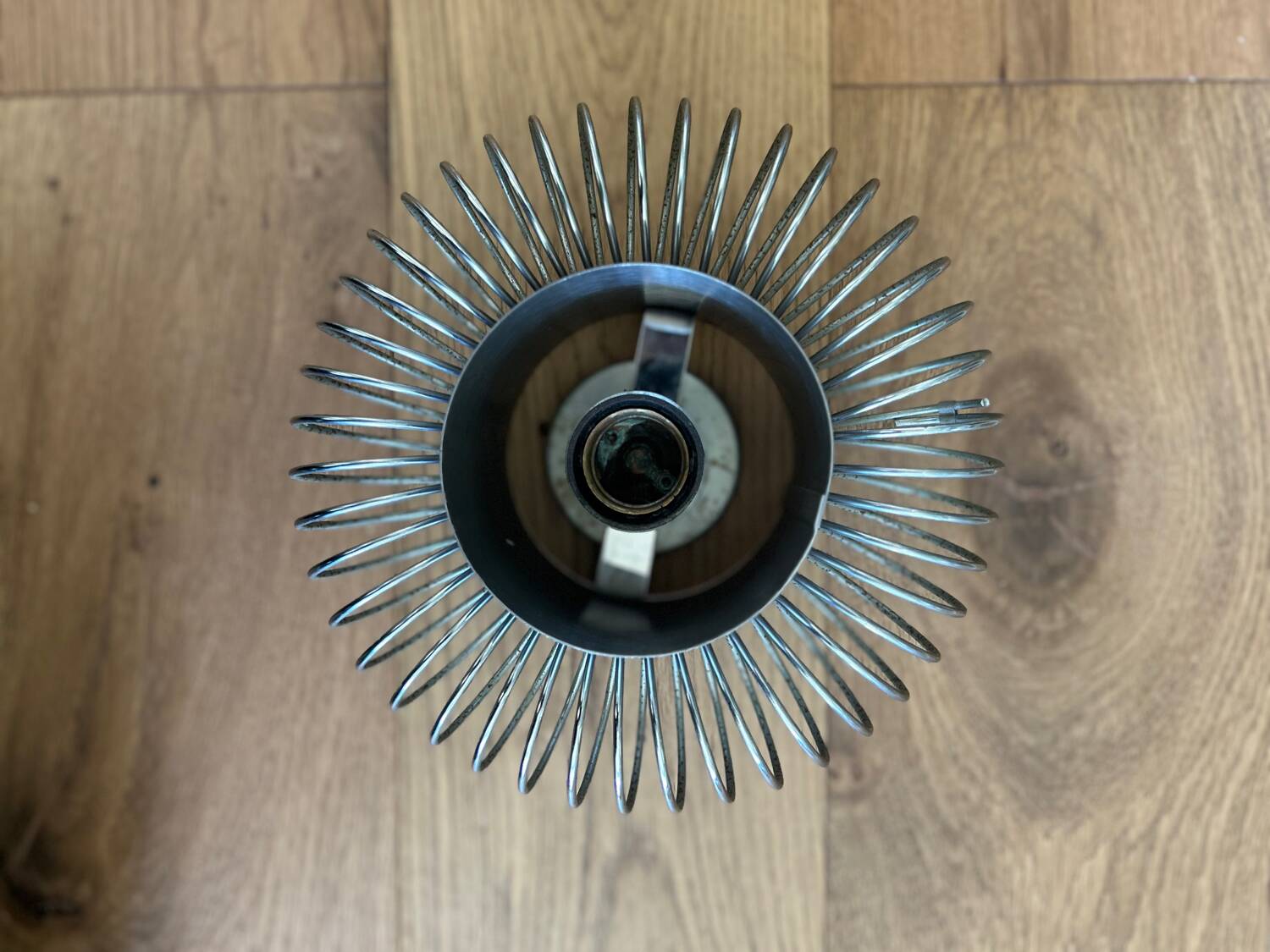 Stainless steel spring wall light - Andrea Lazzari for Morosini