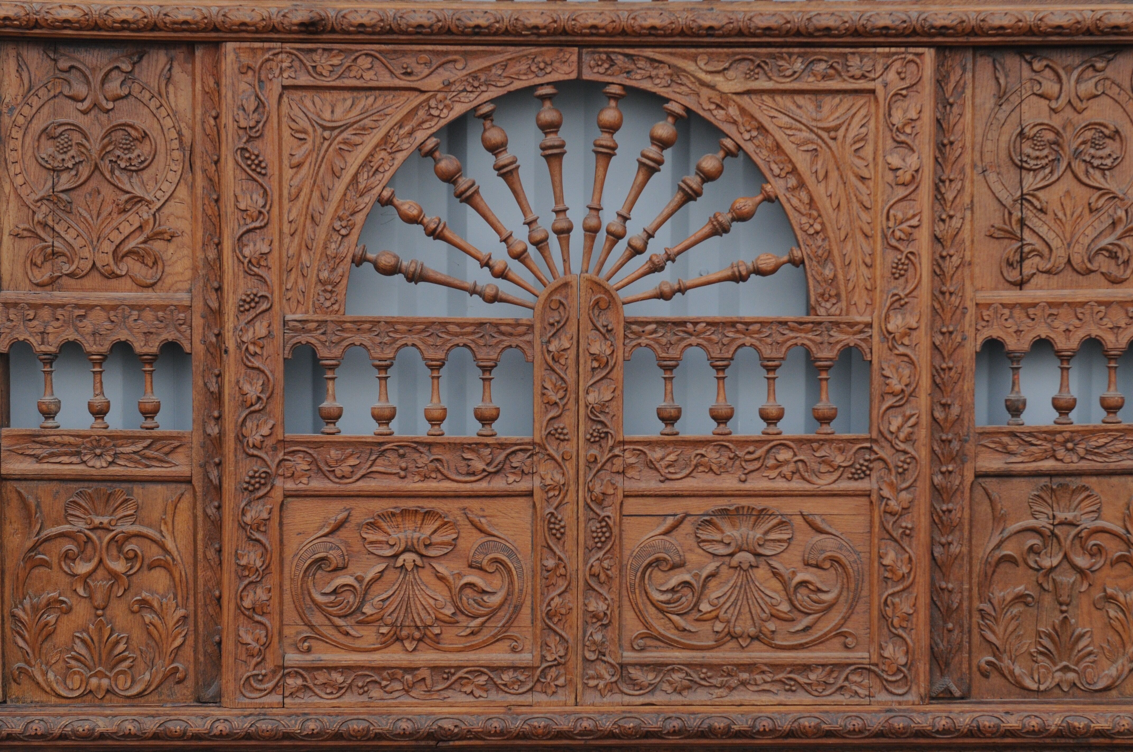 Wooden facade