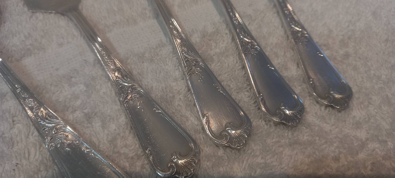 5p hors d'oeuvre service, silver plated metal, goldsmith Ercuis LXV 29