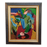 Adrien Seguin 1926-2005 Still life signed dated 1992