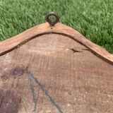 Old mirror in carved wood and gilded leaf, Louis XV rocaille style, twentieth century 59x87cm