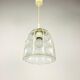Lampe pendante en fer et verre de Glashütte Limburg, années 1960