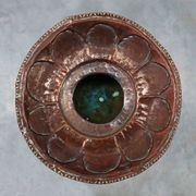 Art Nouveau planter in metal and copper, France ca. 1905