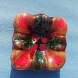 Ashtray ceramic glazed Vallauris way 60s/70s