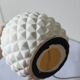 Pineapple lamp in white biscuit