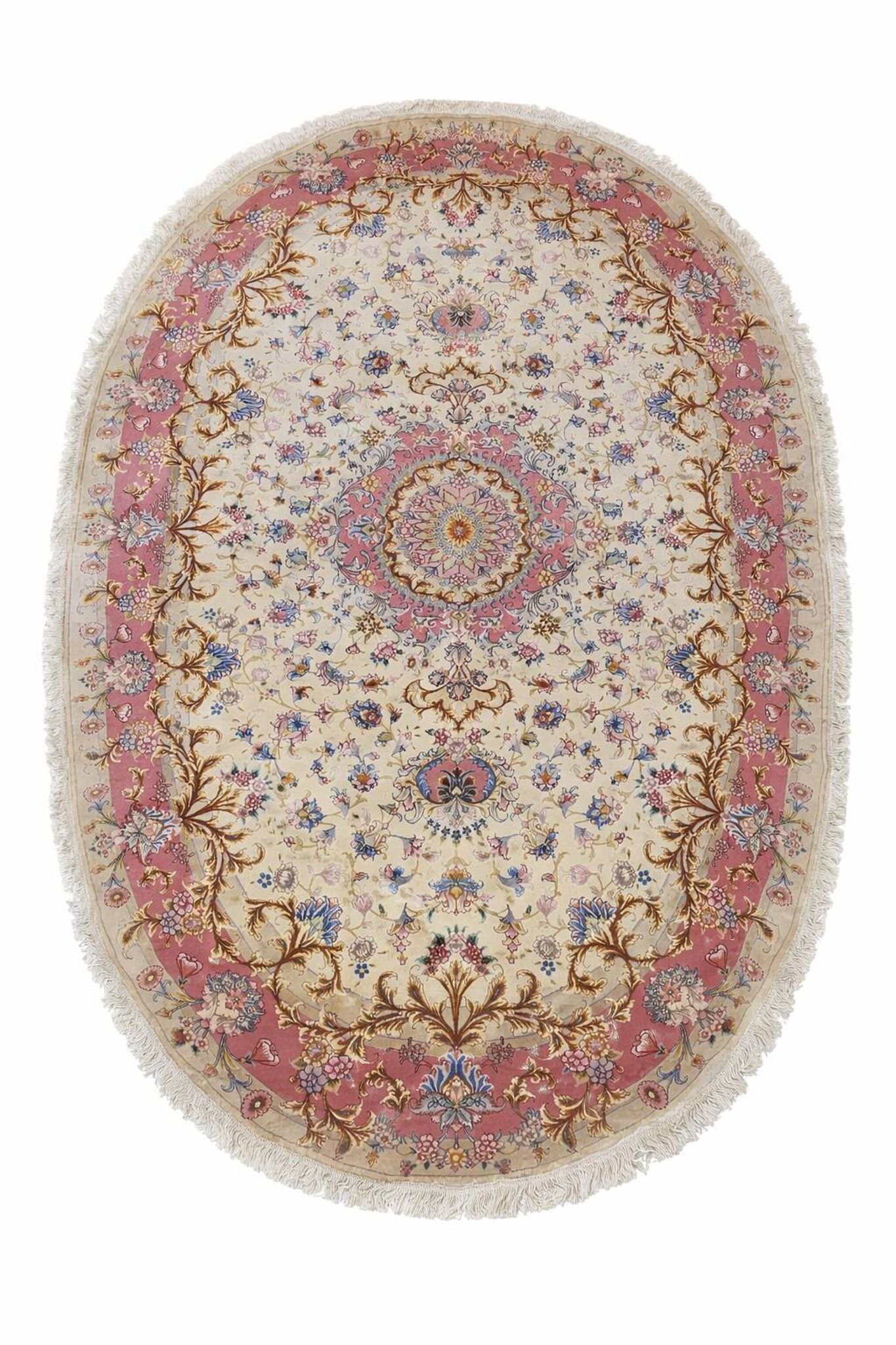 Tabriz Persian carpet 60 Raj hand-knotted – 298 × 202 cm