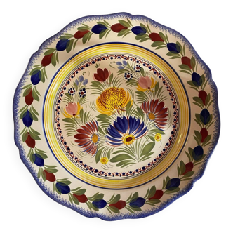 Serving dish HB Henriot Quimper 40 cm