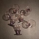 Set of 6 Art Deco aperitif glasses