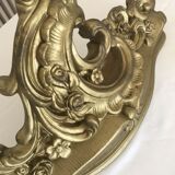 Gold plaster wall shelf