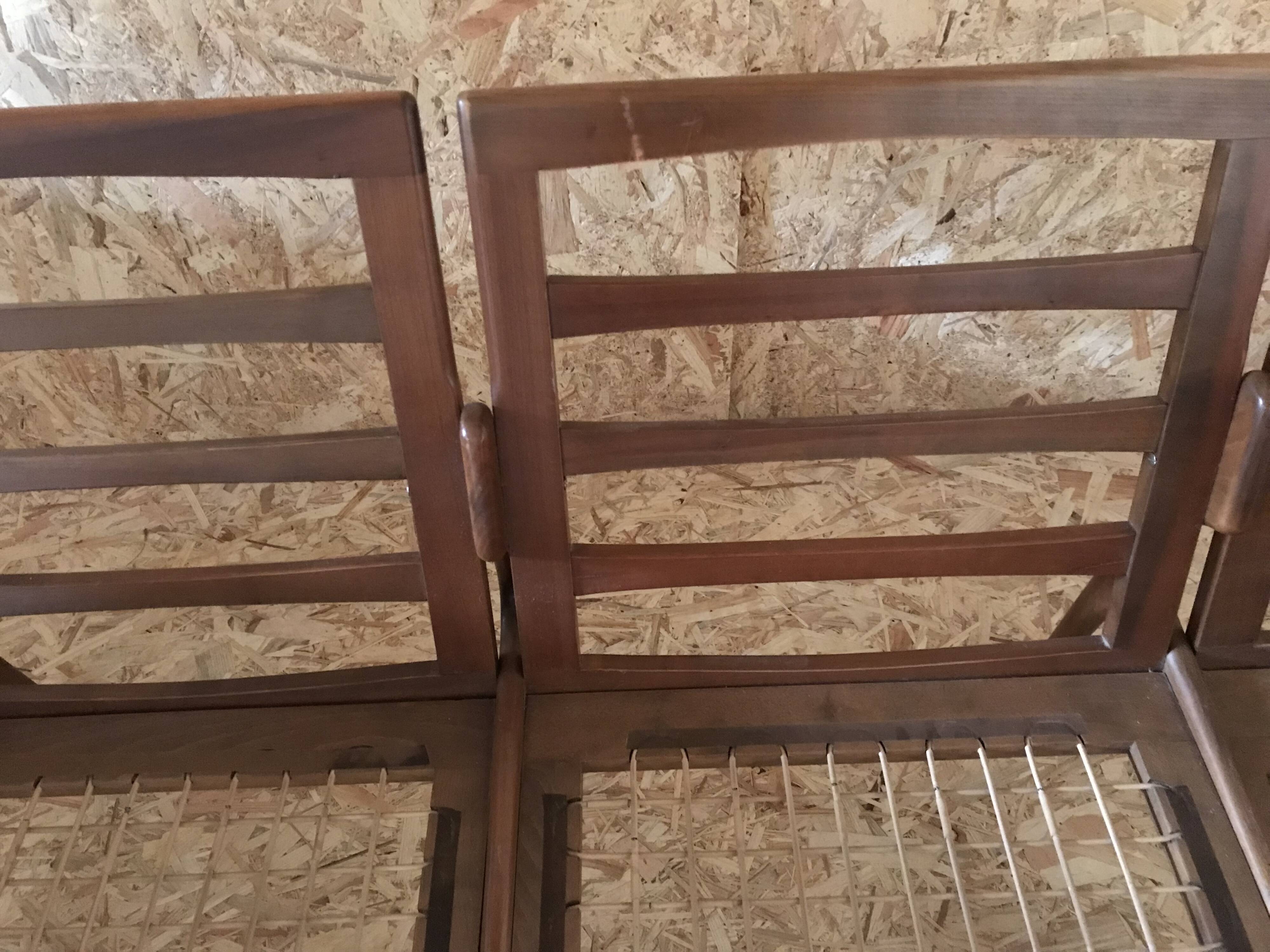 Vintage Scandinavian 3-seater sofa bench