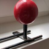 Patère two vintage balls wears old coat