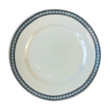Round dish Terre de fer St Amand & Hamage laurel model made in France