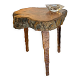 Wooden side table