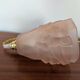 Art Deco pink glass tulip signed ROS / Degué – circa 1930-1940