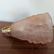 Art Deco pink glass tulip signed ROS / Degué – circa 1930-1940