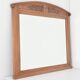 Bevelled Art Nouveau mirror in oak, vintage 1920.