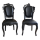 Pair of Smoke Dining Chairs