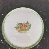 Limoges France cake dish, hand decorated, hand painted, vintage