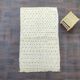 Bohemian rug with black dots 105x175 cm