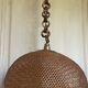 Suspension en cannage de rotin vintage