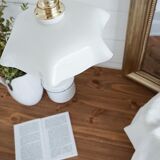 Draped suspension Opaline 🌿 Vintage