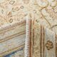 Tapis persan vintage en laine noué main, style classique, motif floral, 300x368.