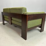 Tobia Scarpa new Green Boucle "Bastiano" 2-Seater Sofa for Knoll, 1960s
