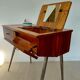 Scandinavian hairdresser in teak veneer - 1960s