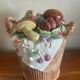 Candy jar with autumn decor