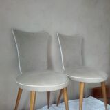 2 cocktail chairs 50s