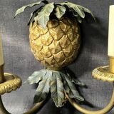 Maison Charles & Fils - Pair of Pineapple wall lights