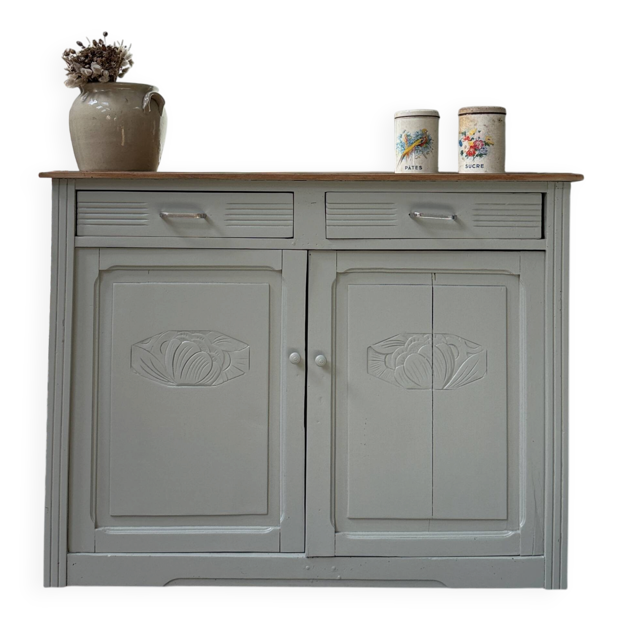Art Deco green sideboard